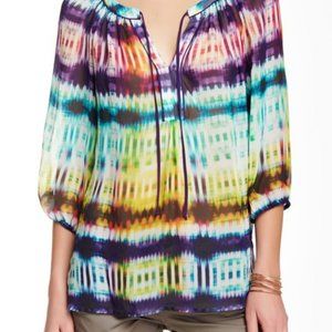 TRINA TURK WAVERLY SILK BLOUSE